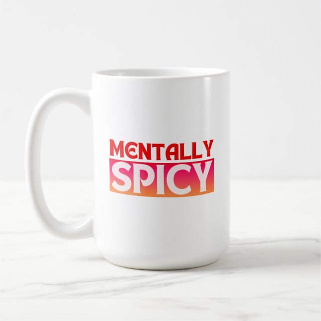 MENTALT KRYDDIGA CITER TYPOGRAFI KAFFEMUGG (Vänster)