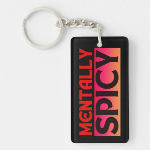MENTALT KRYPANDE Citat TYPOgrafi Nyckelring