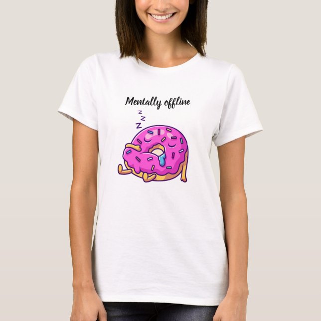 Mentalt Offline Grafisk T-Shirt (Framsida)