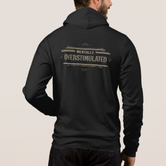 Mentalt Överstimulerad Vintage Typografi T Shirt