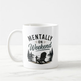 Mentalt på Helg Relax Mode Livsstil Kaffemugg