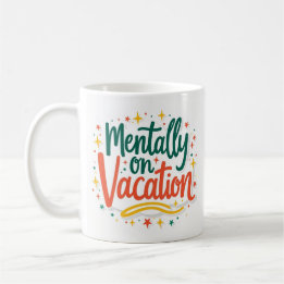 Mentalt På Semester Rolig Kaffemug Kaffemugg