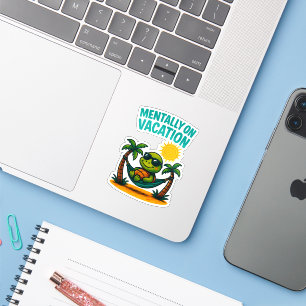 Mentalt på Vacation Sticker Klistermärken