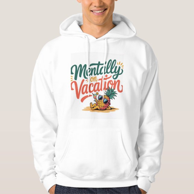 Mentalt på vaccinering hoodie (Framsida)