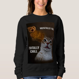 Mentalt sjuka fullkomligt sjuka kvinnor i kattmemb t shirt