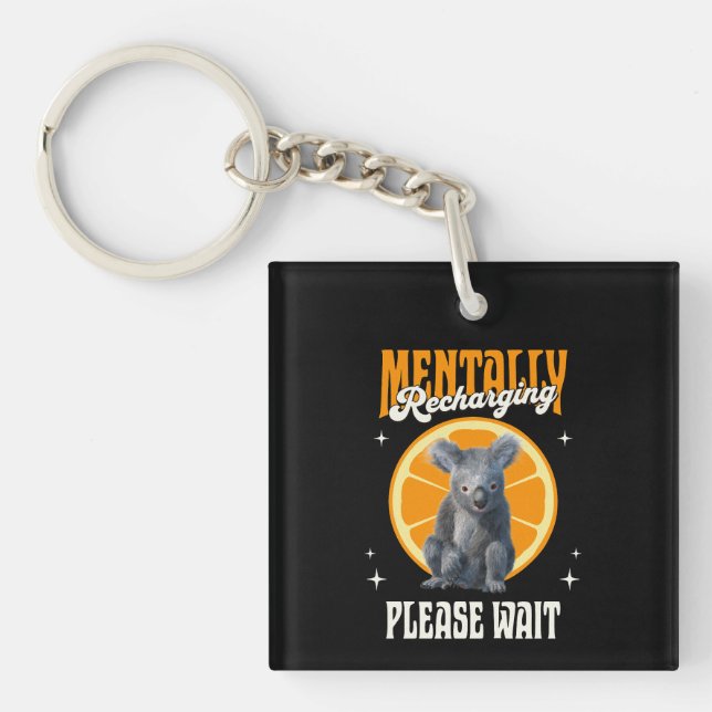 Mentalt Uppladdande Introvert Koala Design (Framsidan)