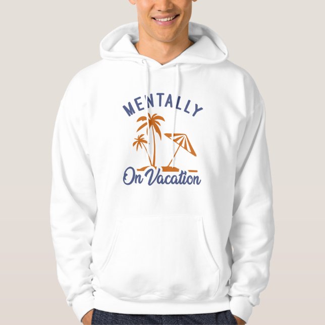 Mentalt vid vaccination hoodie (Framsida)