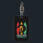 Mentawai Island Indonesia Vintage Retro Surfing Bagagebricka<br><div class="desc">Vintagens ritbordsdesign för surfare som surfar i kärlek och rider över havet vinkart. Coola sommar helgdag, påsklov varor för dem som njuter av hett sol, tropiskt väder, solbadning under handflatan träd. Grunge och misströstan till bäran medan du njuter av stranden party och sjunger runt brasan. Underbar souvenir, julklapp och födelsedagspresent...</div>