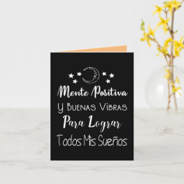 Mente positiva y buenas vibras kort