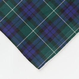 Menteith Scotland District Tartan Fleece Blanket
