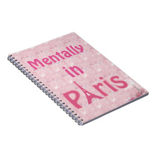 Menter i Paris Notebook Anteckningsbok