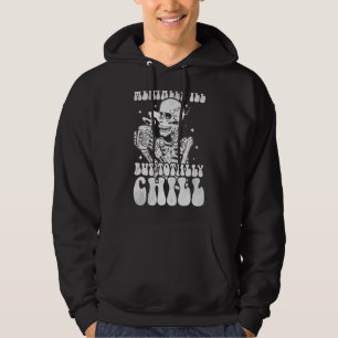Menter Ill, men totalt Chill Halloween Costume S Hoodie