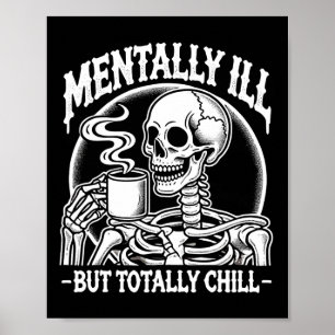 Menter Ill, men totalt Chill Halloween Costume S Poster