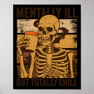 Menter Ill, men totalt Chill Halloween Costume S Poster