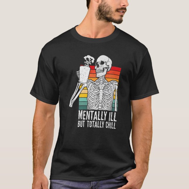 Menter Ill, Totally Chill Halloween Costume R T Shirt (Framsida)