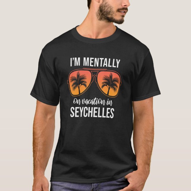 Menter On Vacation Seychelles T Shirt (Framsida)