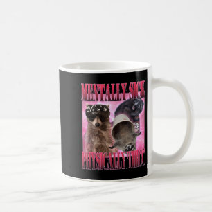 Menter-sick fysiskt-tec-nuny Raccoon-nota Kaffemugg