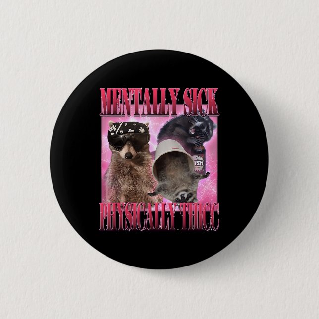 Menter-sick fysiskt-tec-nuny Raccoon-nota Knapp (Framsida)