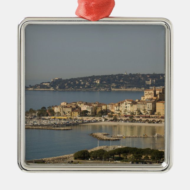 Menton, Franska Rivieran, Frankrike. Julgransprydnad Metall (Framsidan)