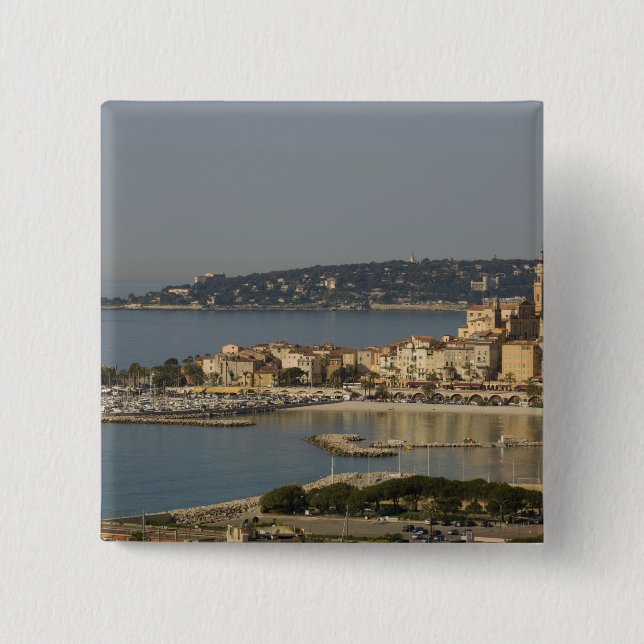 Menton, Franska Rivieran, Frankrike. Knapp (Framsida)