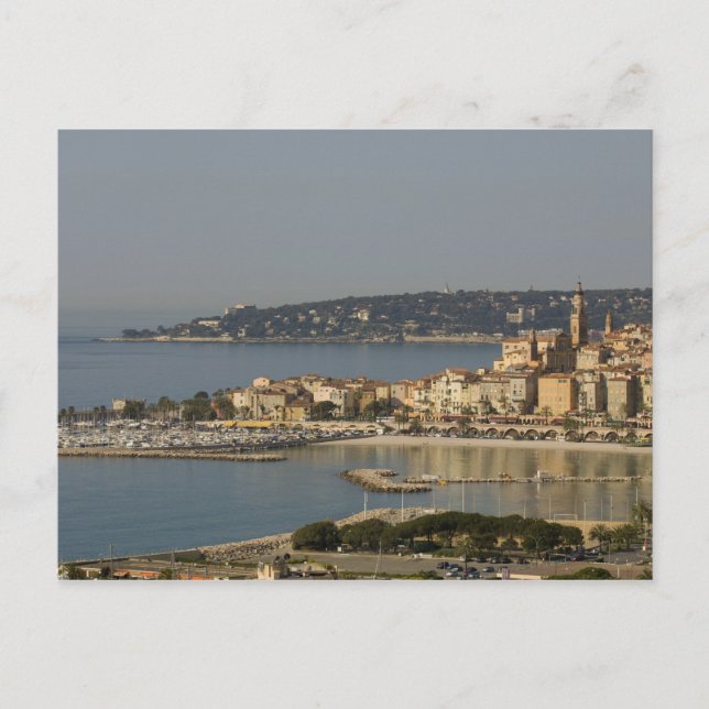 Menton, Franska Rivieran, Frankrike. Vykort (Framsida)