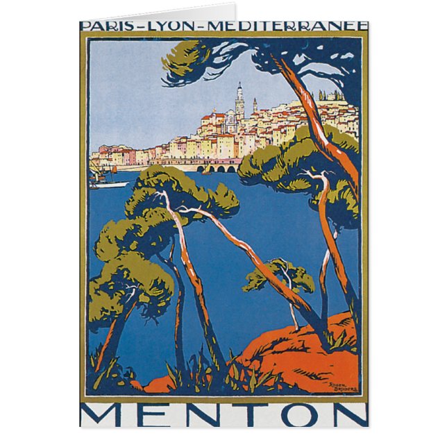Menton Hälsningskort (Framsidan)