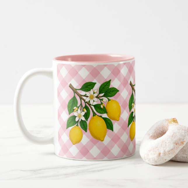Menton Lemon Two-Tone Mug Två-Tonad Mugg (Med munk)