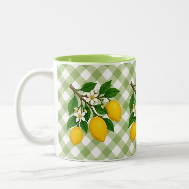 Menton Lemon Two-Tone Mug Två-Tonad Mugg (Vänster)