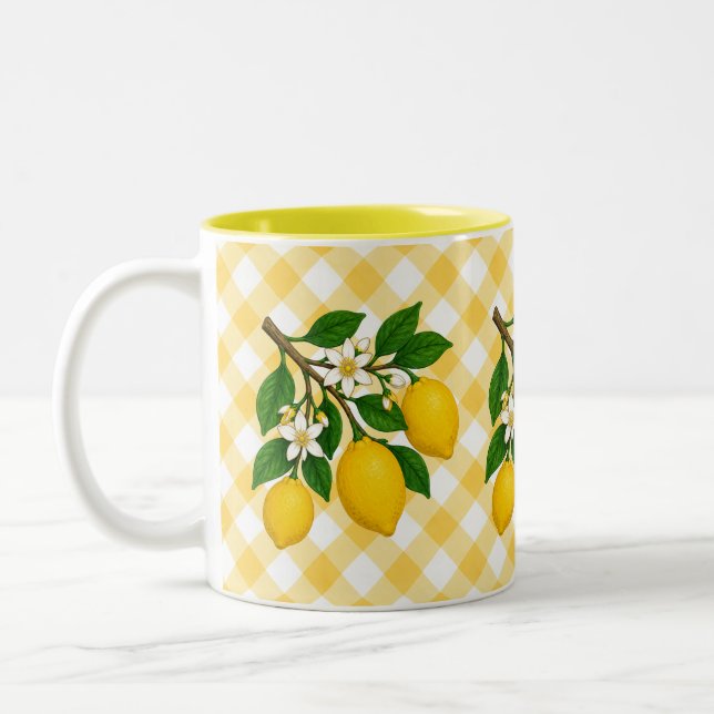 Menton Lemon Two-Tone Mug Två-Tonad Mugg (Vänster)