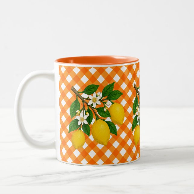Menton Lemon Two-Tone Mug Två-Tonad Mugg (Vänster)