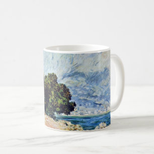 Menton sedd från Cap Martin av Claude Monet Kaffemugg