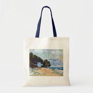 Menton sedd från Cap Martin av Claude Monet Tygkasse