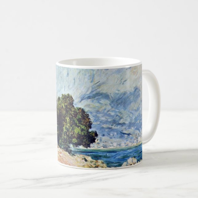 Menton Seen från Cap Martin av Claude Monet Kaffemugg (Framsida höger)