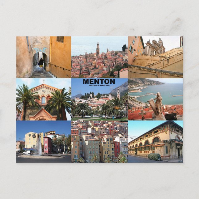 Menton Vykort (Framsida)