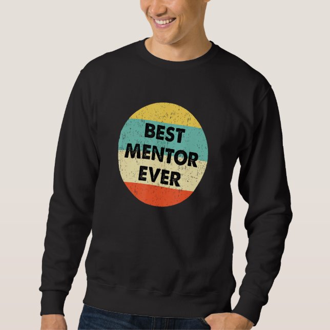 Mentor Best Mentor nånsin Lång Ärmad Tröja (Framsida)