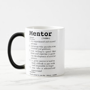Mentor Definition Mugg,Gift för Mentor Magisk Mugg