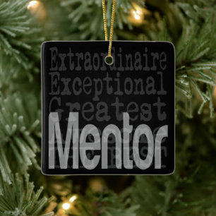 Mentor Extraordinaire Julgransprydnad Keramik
