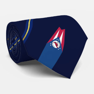 Mentor (Ohio) city flagga Neck Tie Slips