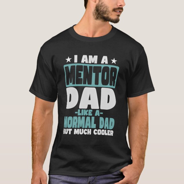 Mentor Pappa-färg än normalt T Shirt (Framsida)