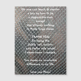 Mentor Tack Magnethälsningskort