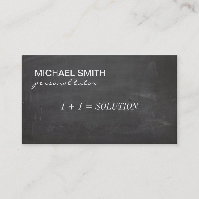 Mentor/Utbildare/konsult Visitkort (Framsida)