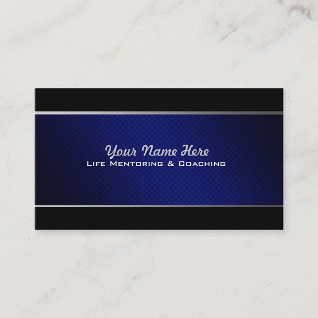 Mentoring- och coachningvisitkortar visitkort (Framsida)