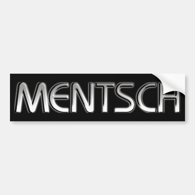 Mentsch Bildekal (Framsidan)