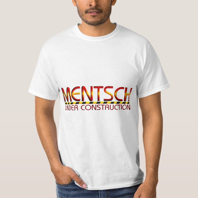 Mentsch Tee Shirt (Framsida)