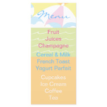 Menu Beach Boll i babyvisningsprogrammet