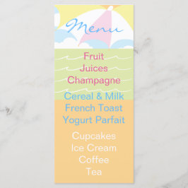 Menu Beach Boll i babyvisningsprogrammet Meny