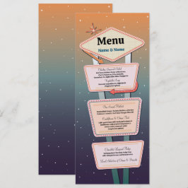 Menu Bröllop Las Vegas Casino Reception Meny