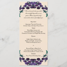 Menu Bröllop Meny