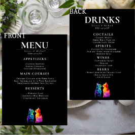 🌈 MENU + DRINKS Purrfectly Yours: A Rainbow Love  Meny