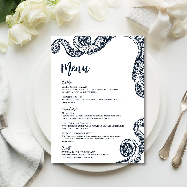 Menu för plattor i Bröllop Meny (Skapare uppladdad)